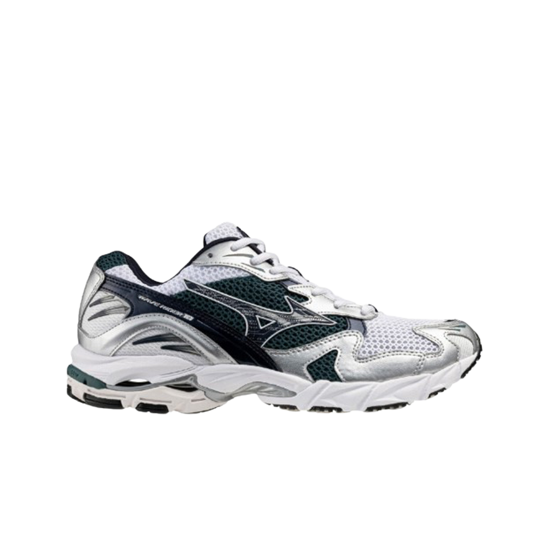 D1GA210415 Mizuno Wave Rider 10 White Baritone Blue