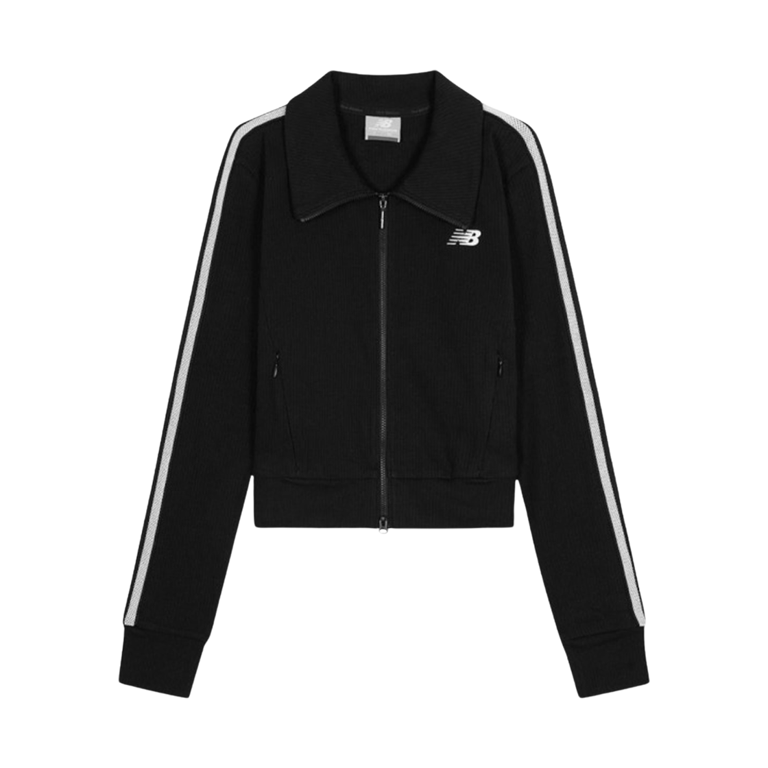 NBMDF4W122-19 (W) New Balance Slim Fit Track Gorge Zip Up Black