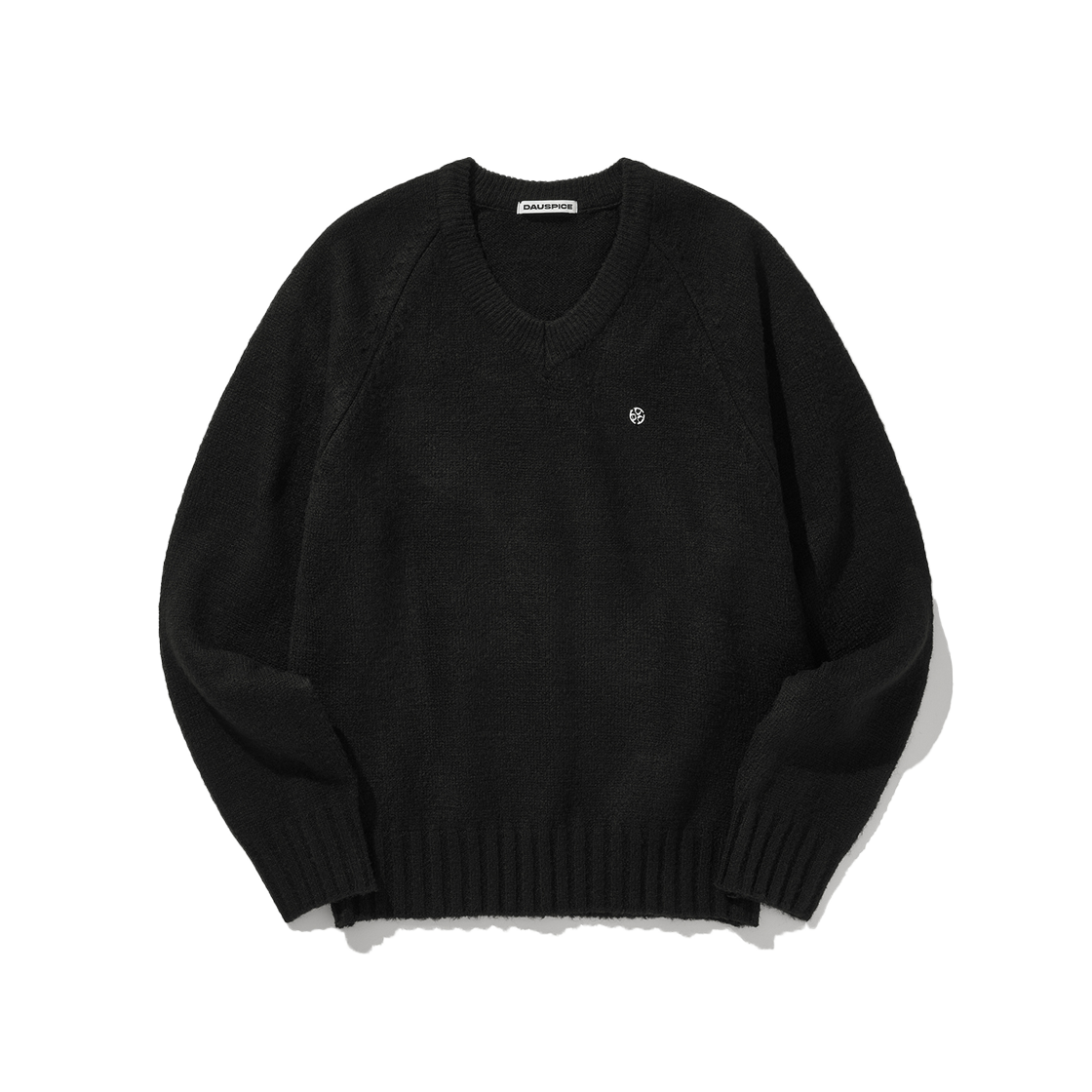 디오스피스 라글란 니트 블랙(DAUSPICE Raglan Knit Black)