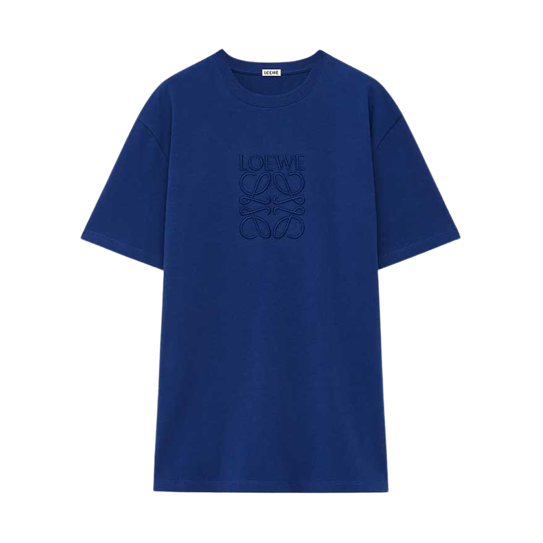 로에베 레귤러 핏 코튼 티셔츠 블루(Loewe Regular Fit T-Shirt in Cotton Blue)