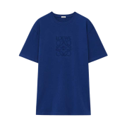 Loewe Regular Fit T-Shirt in Cotton Blue