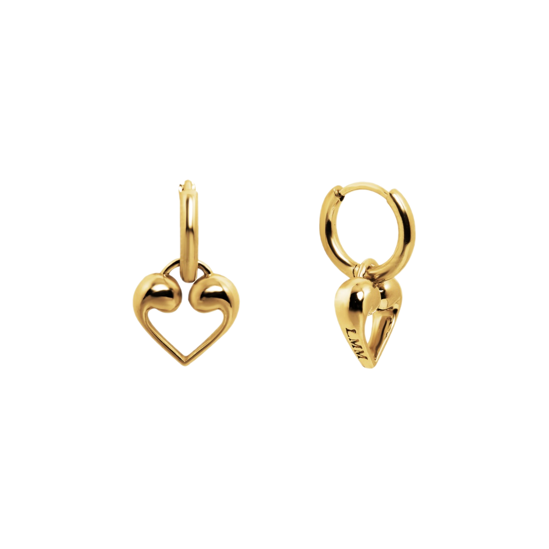 L251MER070 lovememonster Mont Drop Mini Ring Earrings Gold