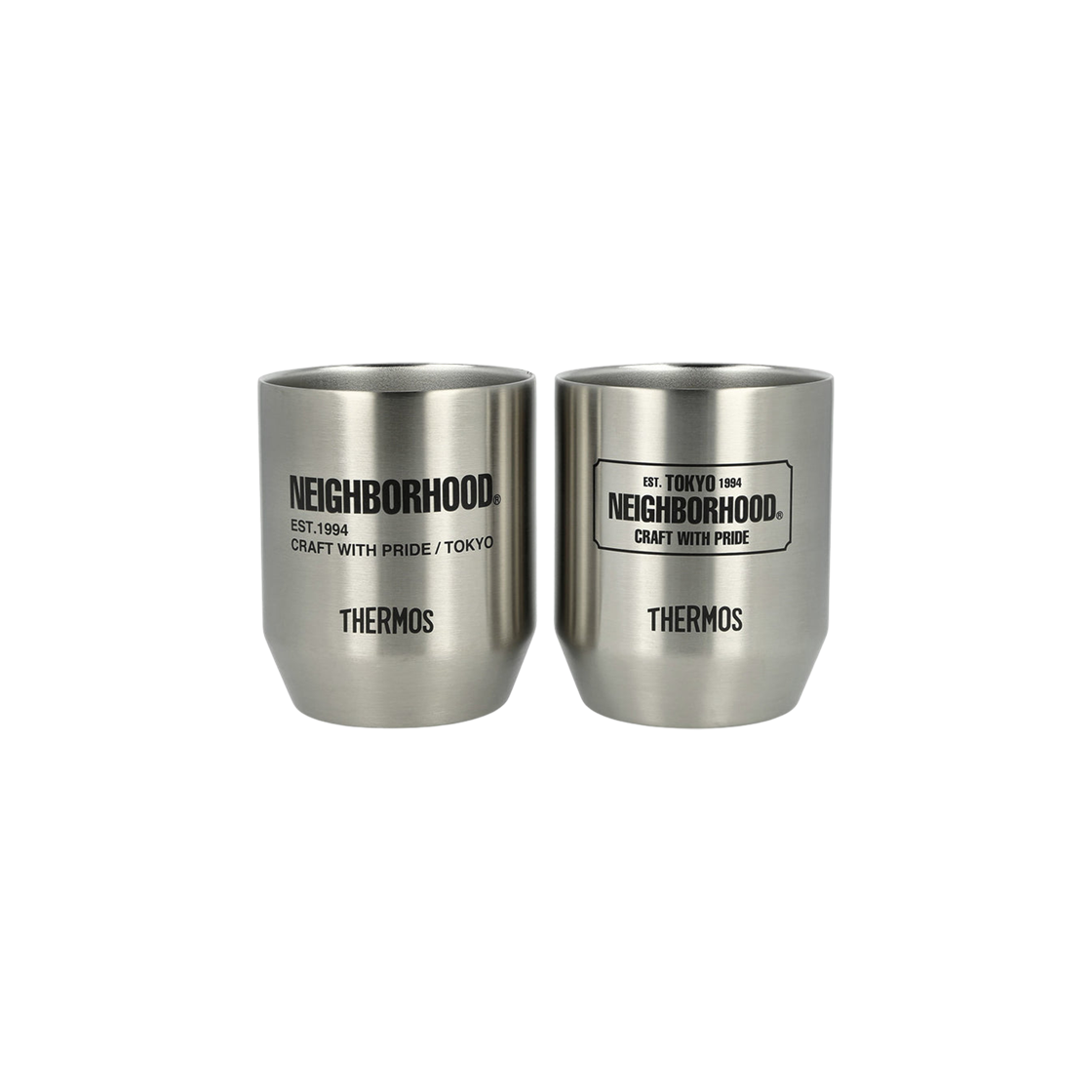 네이버후드 x 써모스 JDH-360P 컵 세트 실버(Neighborhood x Thermos JDH-360P Cup Set Silver)