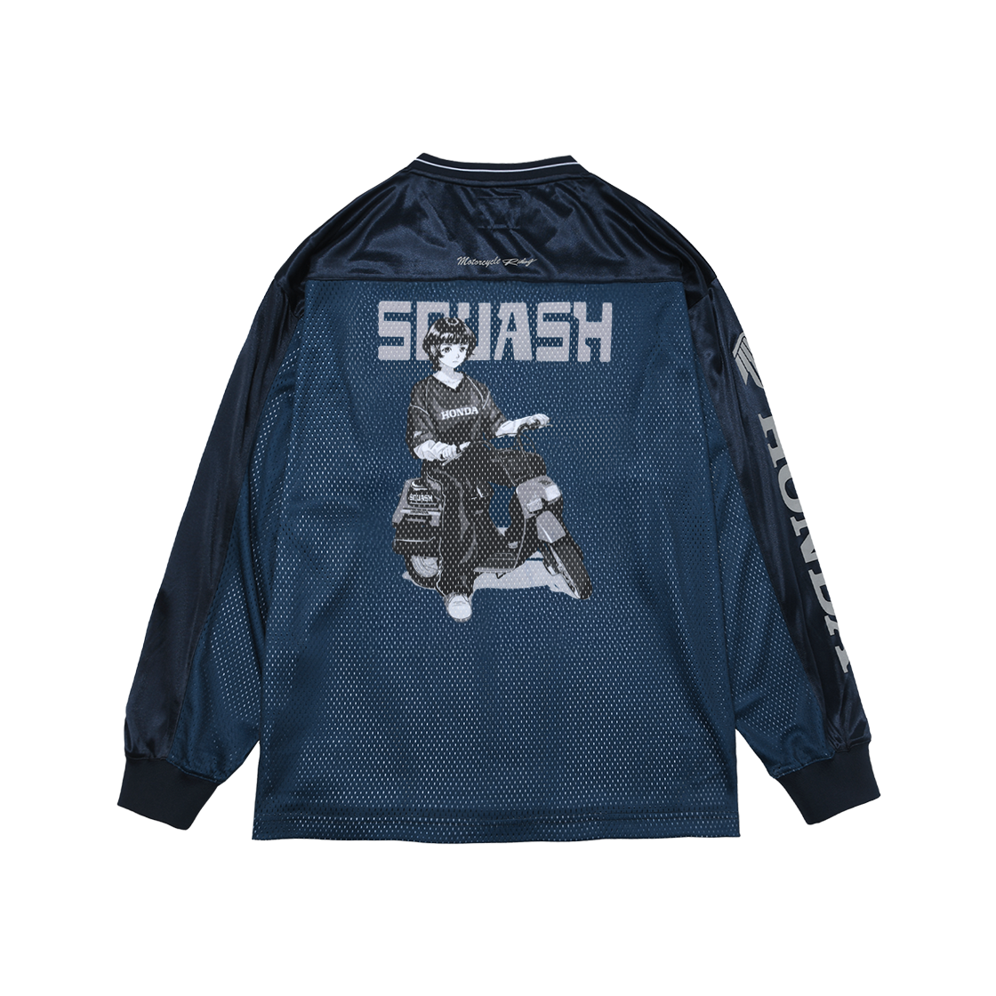 [KREAM 단독] 혼다 X 나무13 스쿼시 메쉬 롱 슬리브 네이비([KREAM 단독] Honda x Tree13 Squash Mesh Long Sleeve Navy)