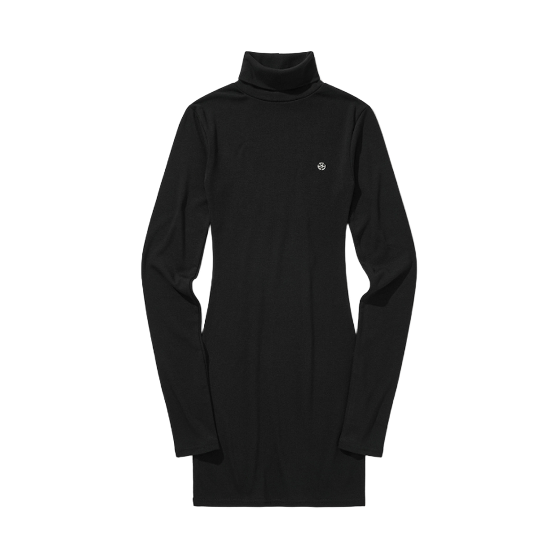 디오스피스 터틀넥 미니 드레스 블랙(DAUSPICE Turtleneck Mini Dress Black)