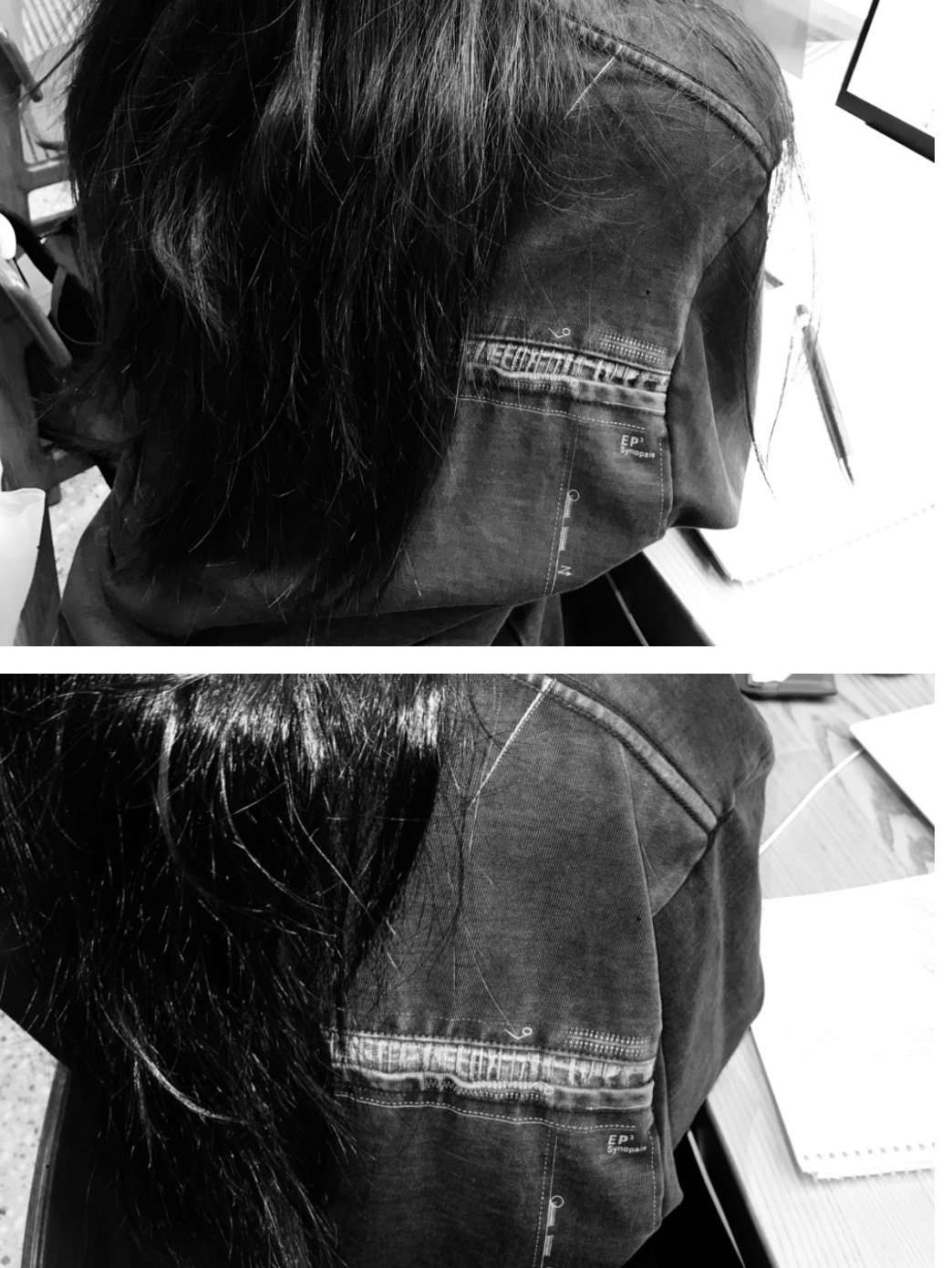 Xlim Ep.3 Synopsis 01 T-Shirt Charcoal 착용 스타일 - 2