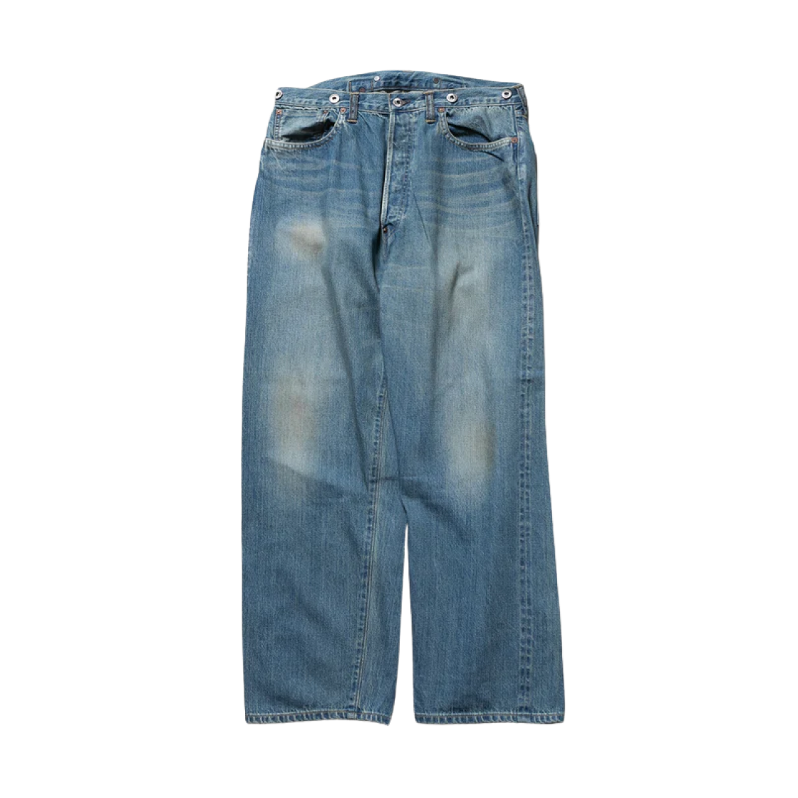 아프레쎄 No.22 워시드 와이드 데님 팬츠 인디고 - 25FW