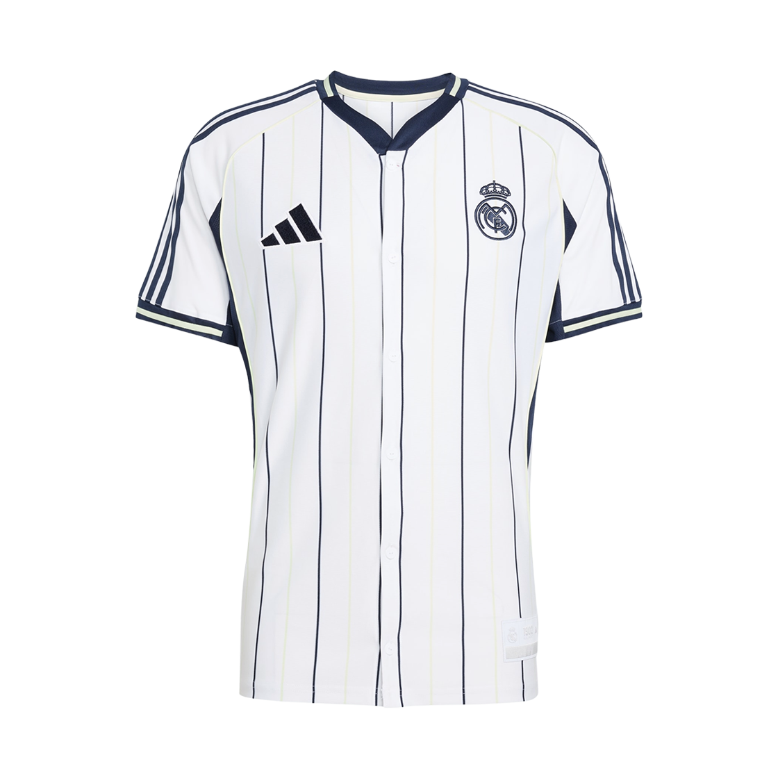 아디다스 레알 마드리드 US 팩 셔츠 화이트 레전드 잉크 - US 사이즈(Adidas Real Madrid US Pack Shirt White Legend Ink - US Sizing)