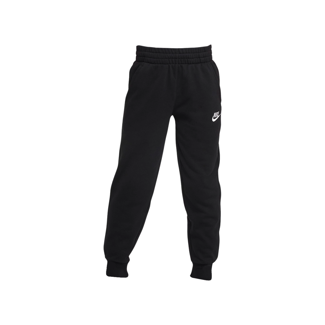 FD3019-010 (Kids) Nike Club Fleece French Terry Jogger Black White