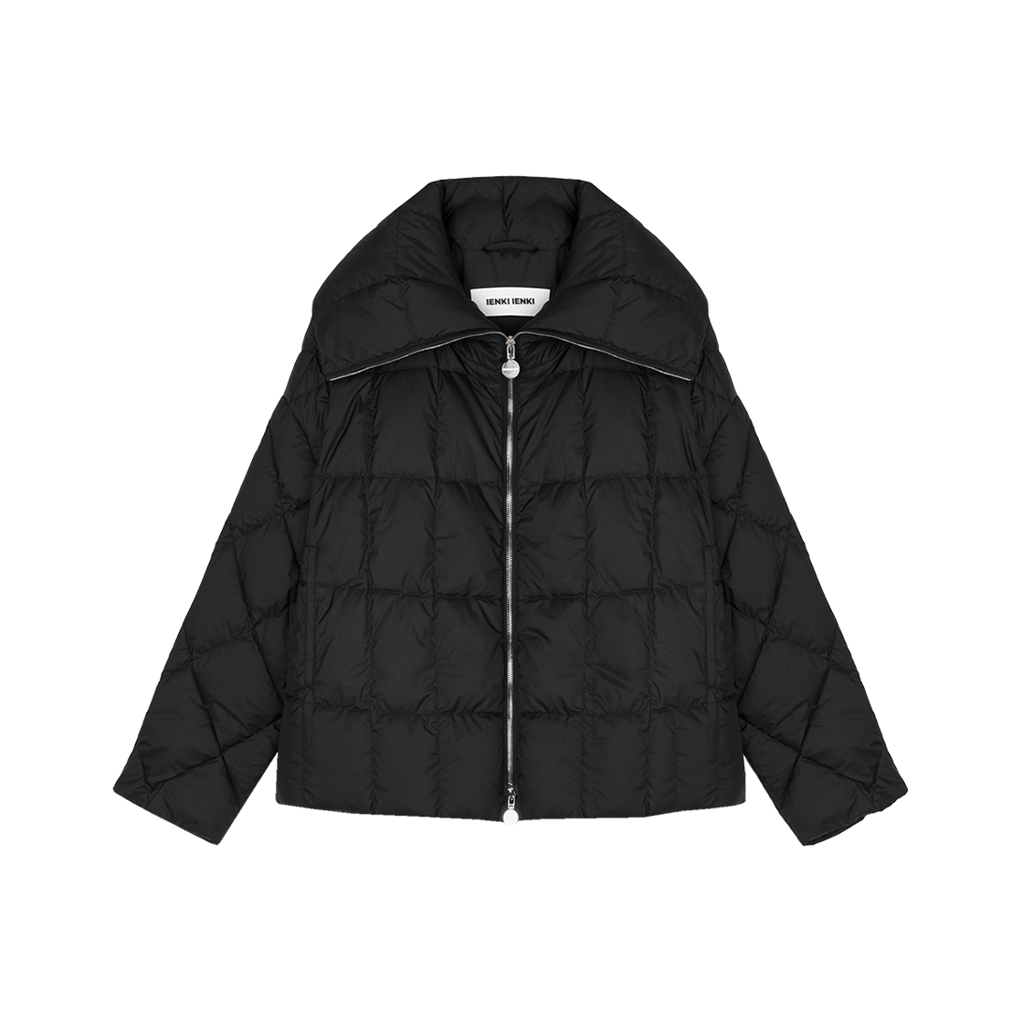 옌키 옌키 우먼 코지 아르코 자켓 마이크로 블랙 - 25FW(Ienki Ienki Women Cozy Arco Jacket Micro Black - 25FW)