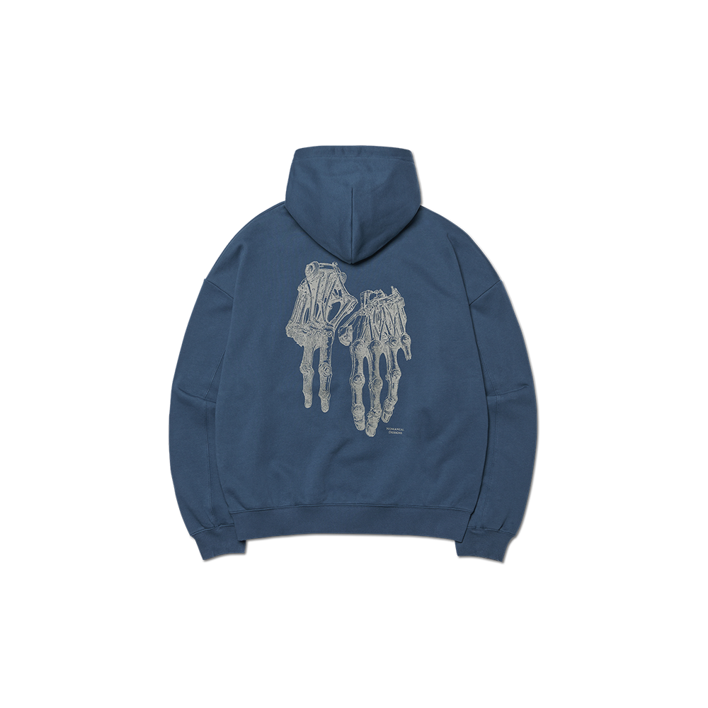 NMWF52HD04NVY NOMANUAL Robotic Hand NM Hoodie Navy