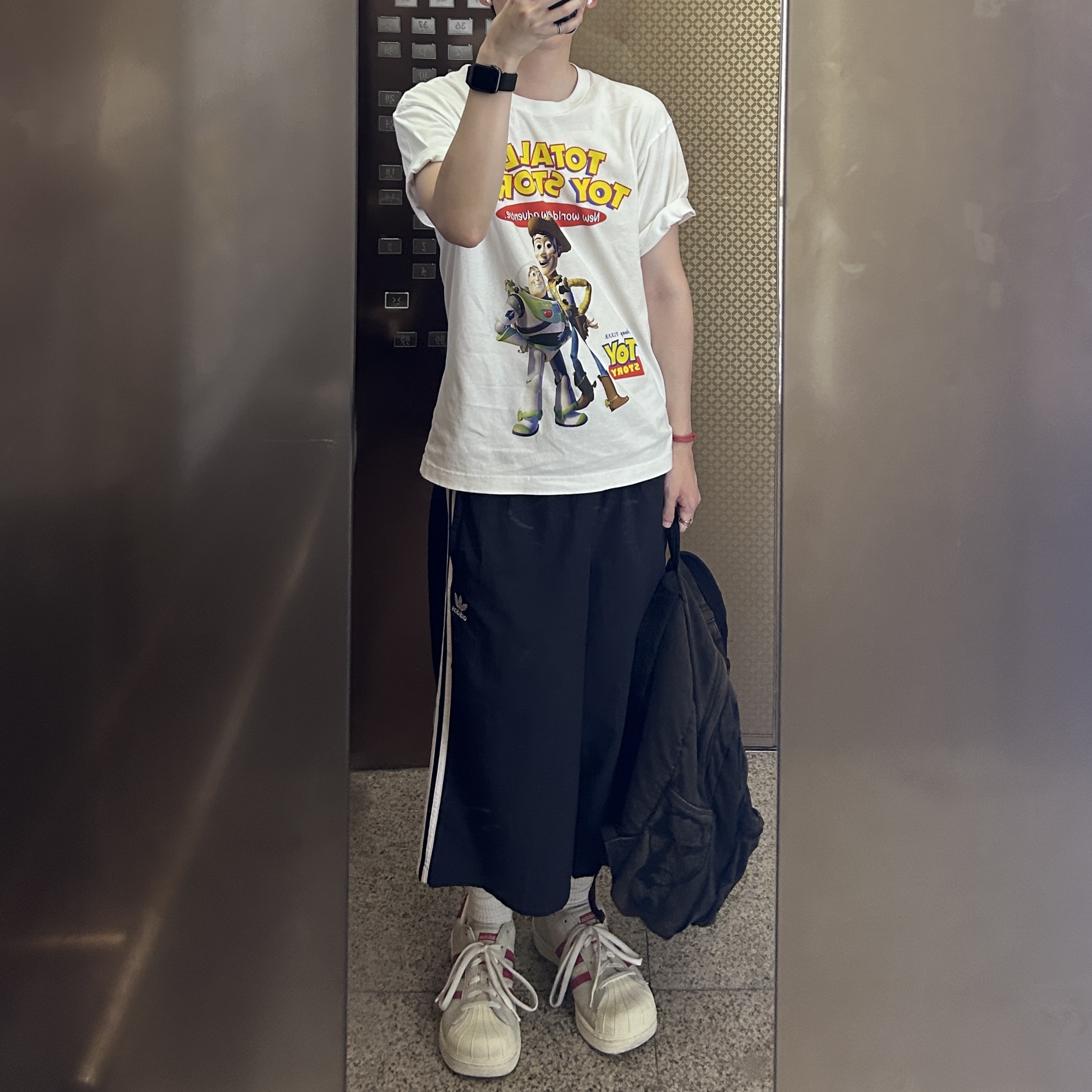 (W) Adidas x Avavav Superstar Crystal White Supplier Colour, Adidas Originals Capri Shorts Black White - KR Sizing 착용 스타일 - 1