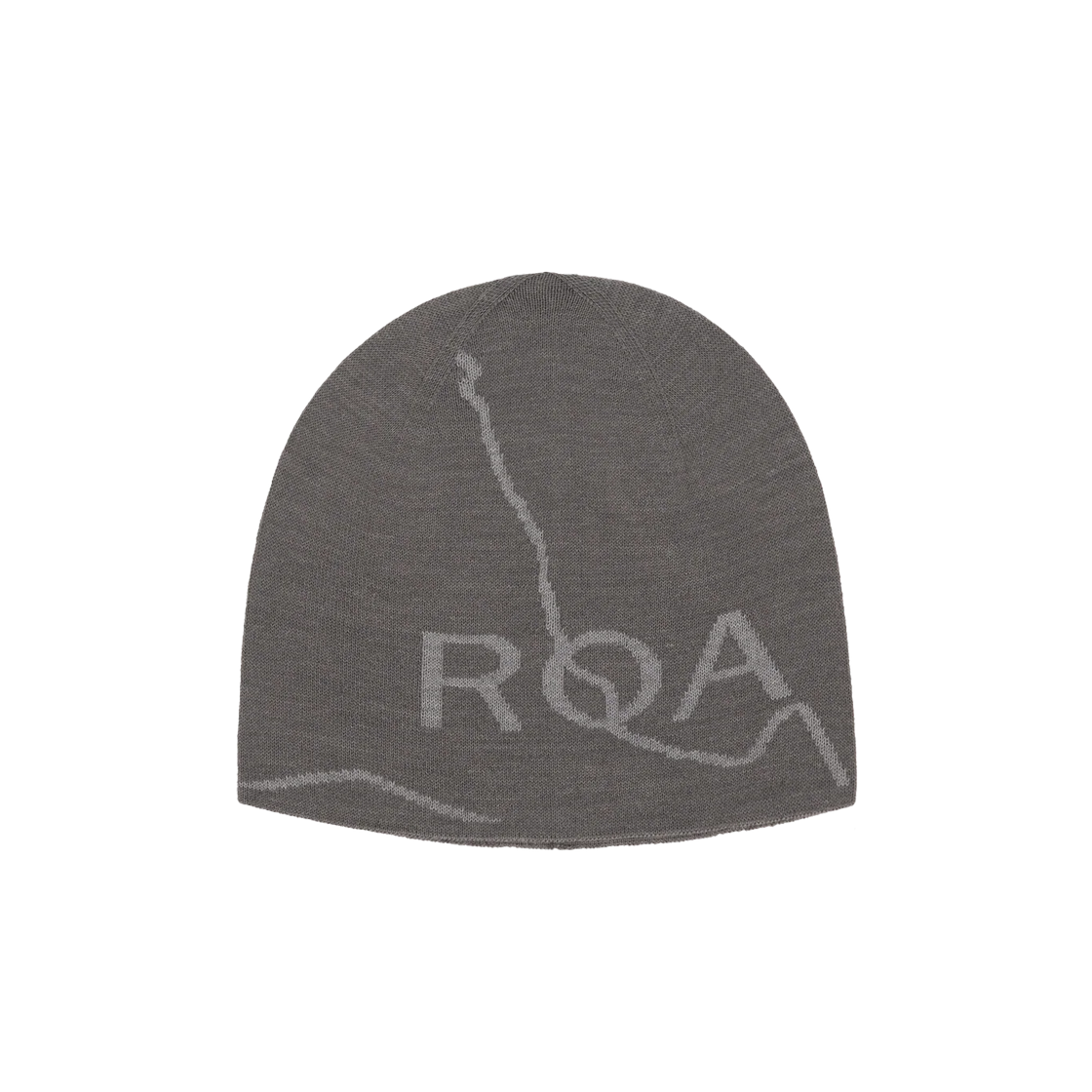 로아 로고 울 비니 그레이 - 25FW