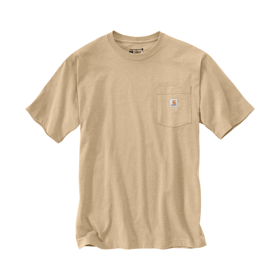 칼하트 루즈 핏 헤비웨이트 레귤러 숏슬리브 포켓 티셔츠 비치 헤더(Carhartt Loose Fit Heavyweight Regular Short Sleeve Pocket T-Shirt Beach Heather) - 1