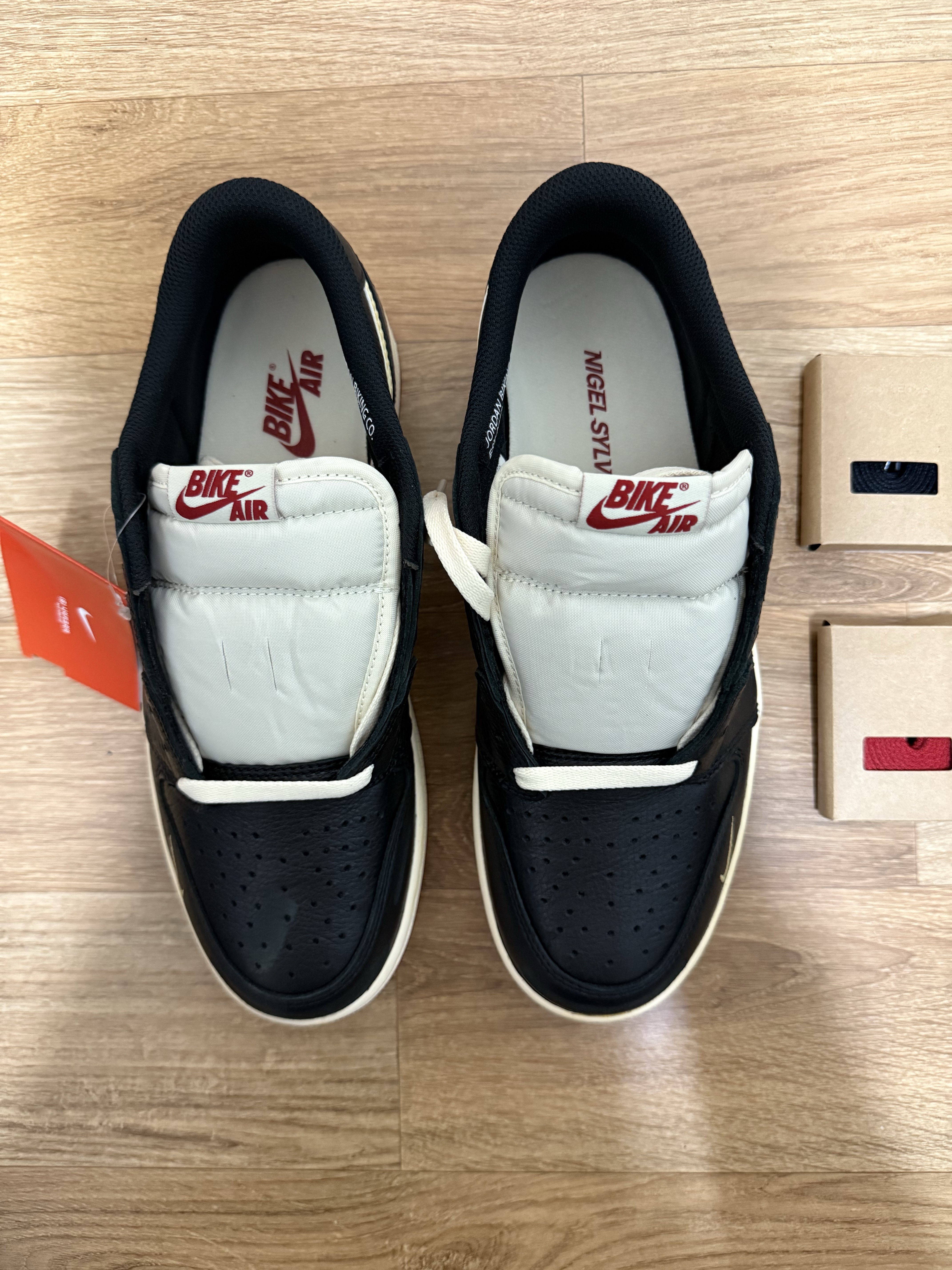 Jordan 1 x Nigel Sylvester Retro Low OG Better With Time 착용 스타일 - 5