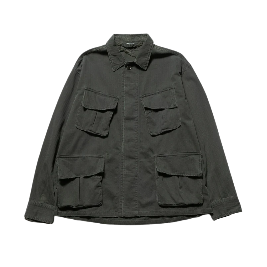 아프레쎄 빈티지 US 아미 정글 퍼티그 자켓 올리브 - 25FW(A.Presse Vintage US Army Jungle Fatigue Jacket Olive - 25FW)