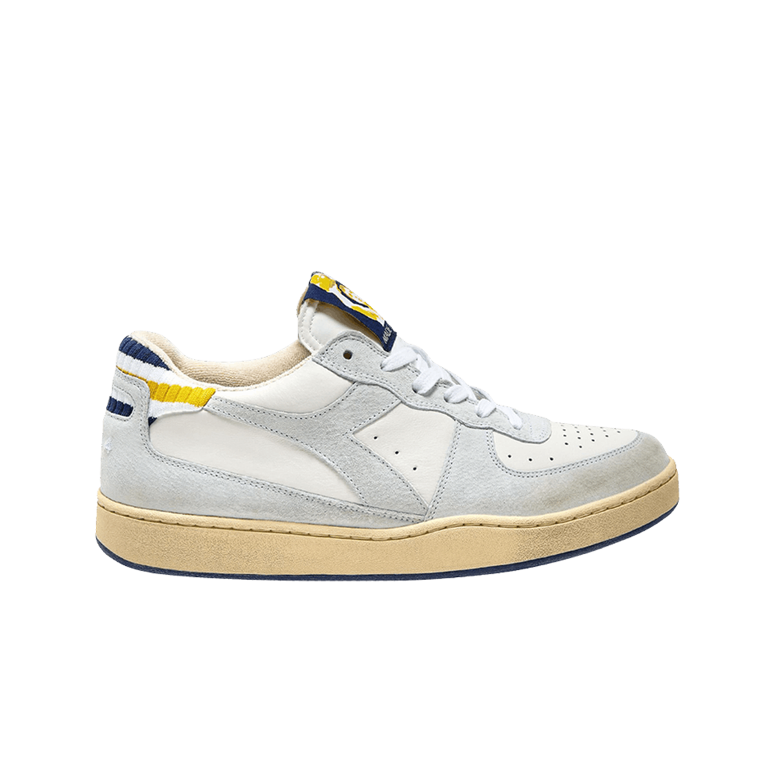 디아도라 미 바스켓 로우 포티 니트 이탈리아 화이트(Diadora Mi Basket Low Forty Knit Italia White)