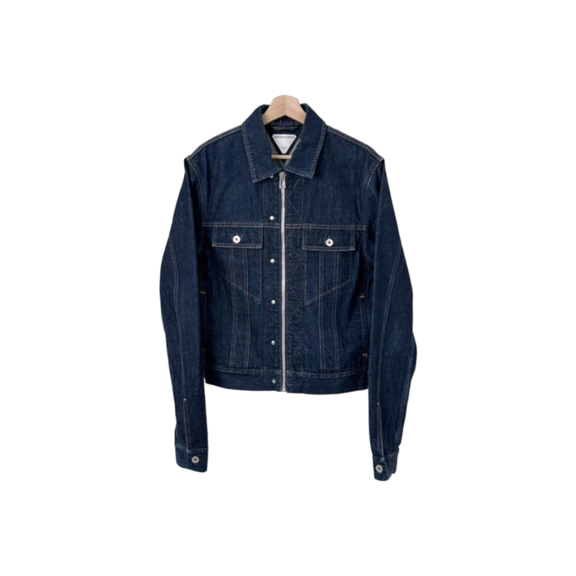 ITNGQ9NH9DWJ Bottega Veneta 22FW Mens Stitch Denim Trucker Jacket