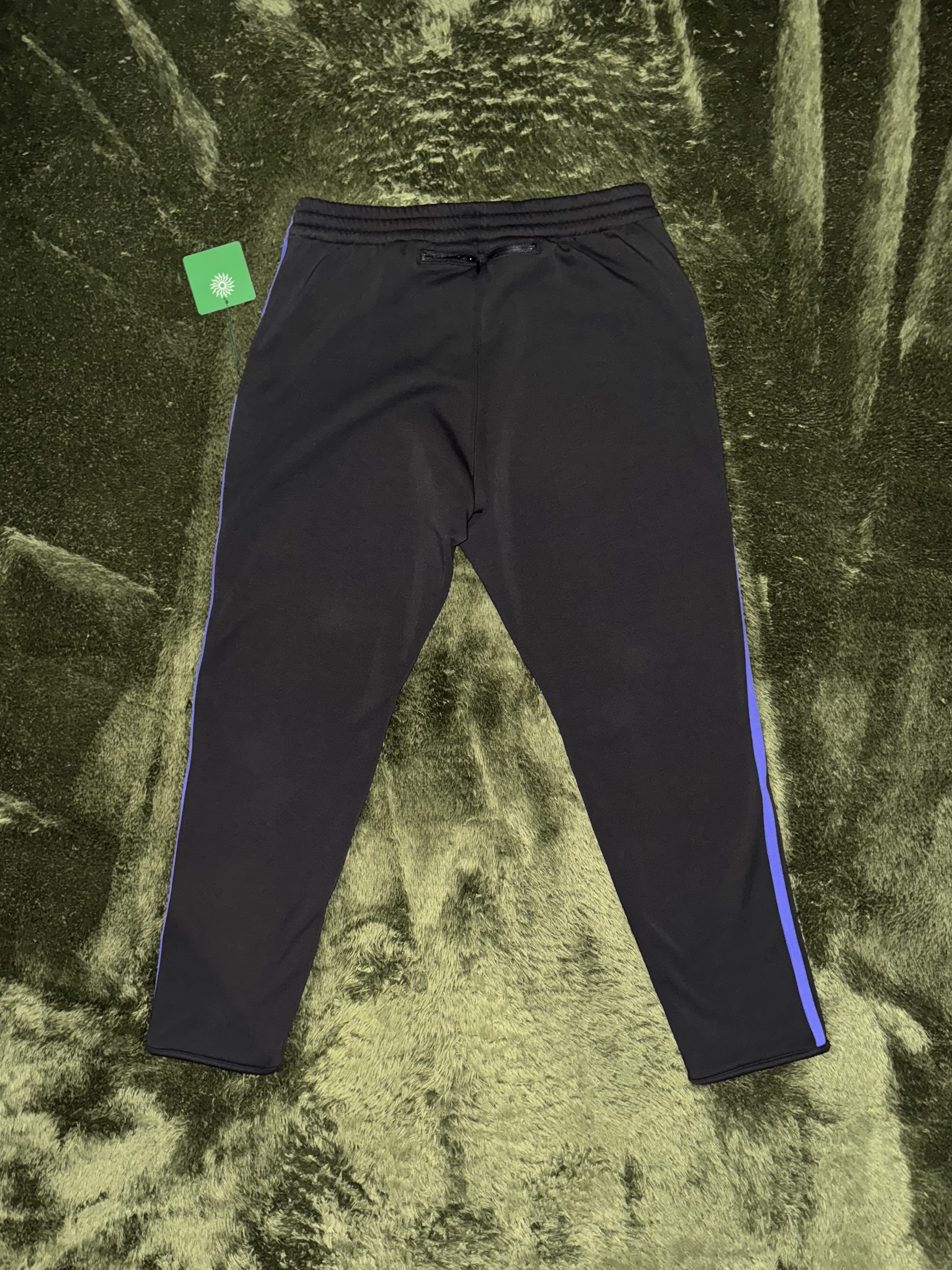 South2 West8 Fleece Trainer Pants Black Purple 착용 스타일 - 8