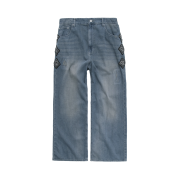 Polyteru HANK Narrow Gosima Denim Pants Light Blue
