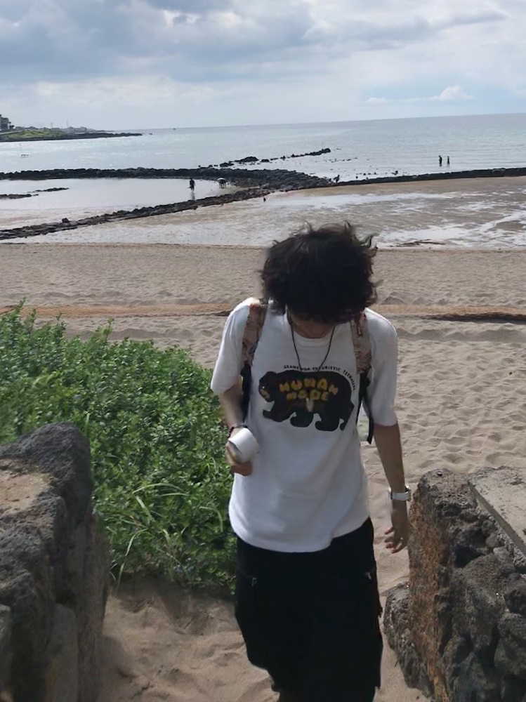 Human Made Graphic T-Shirt #10 White 착용 스타일