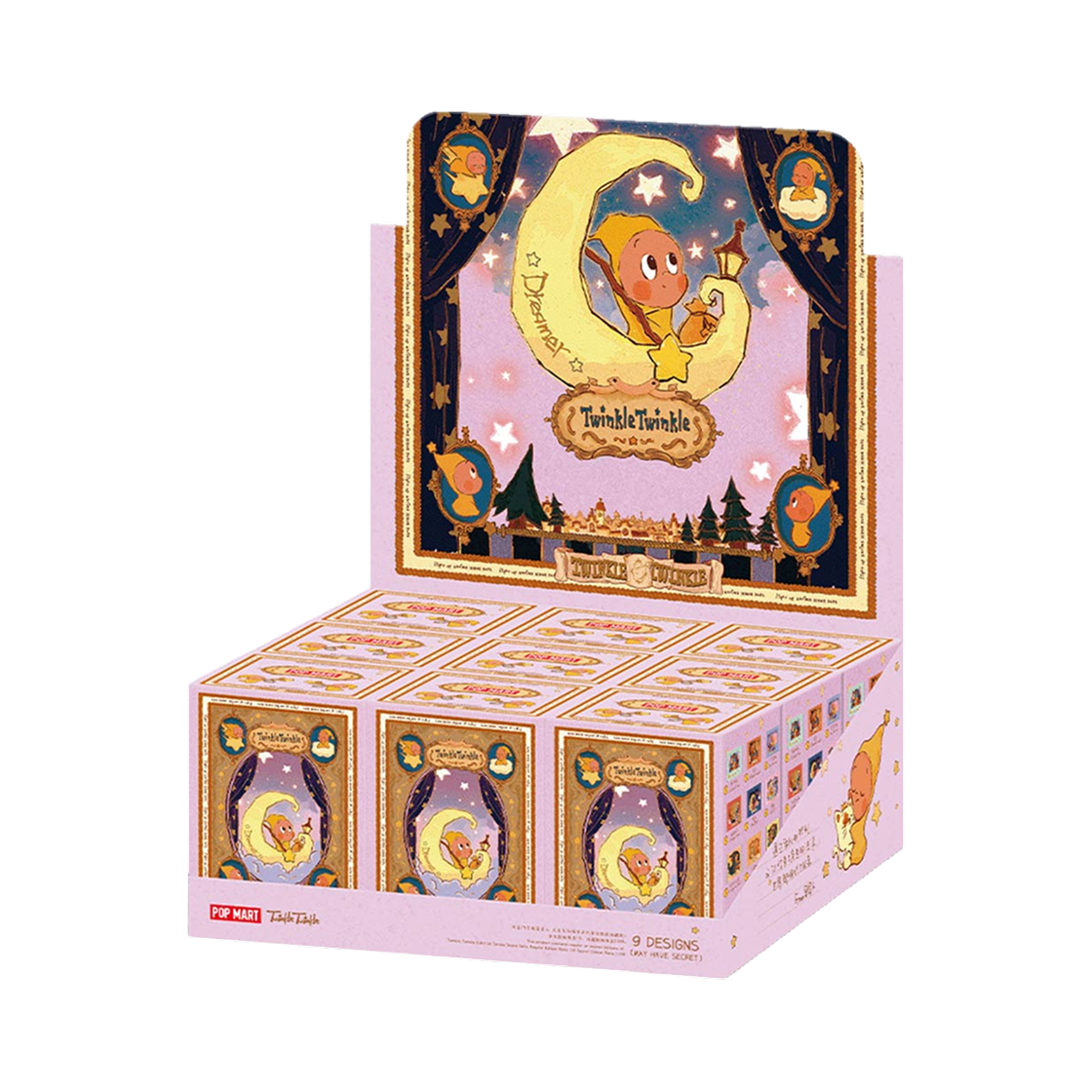 - Pop Mart Twinkle Twinkle Light Up Series Scene Sets Sealed Case (9 Blind Boxes)