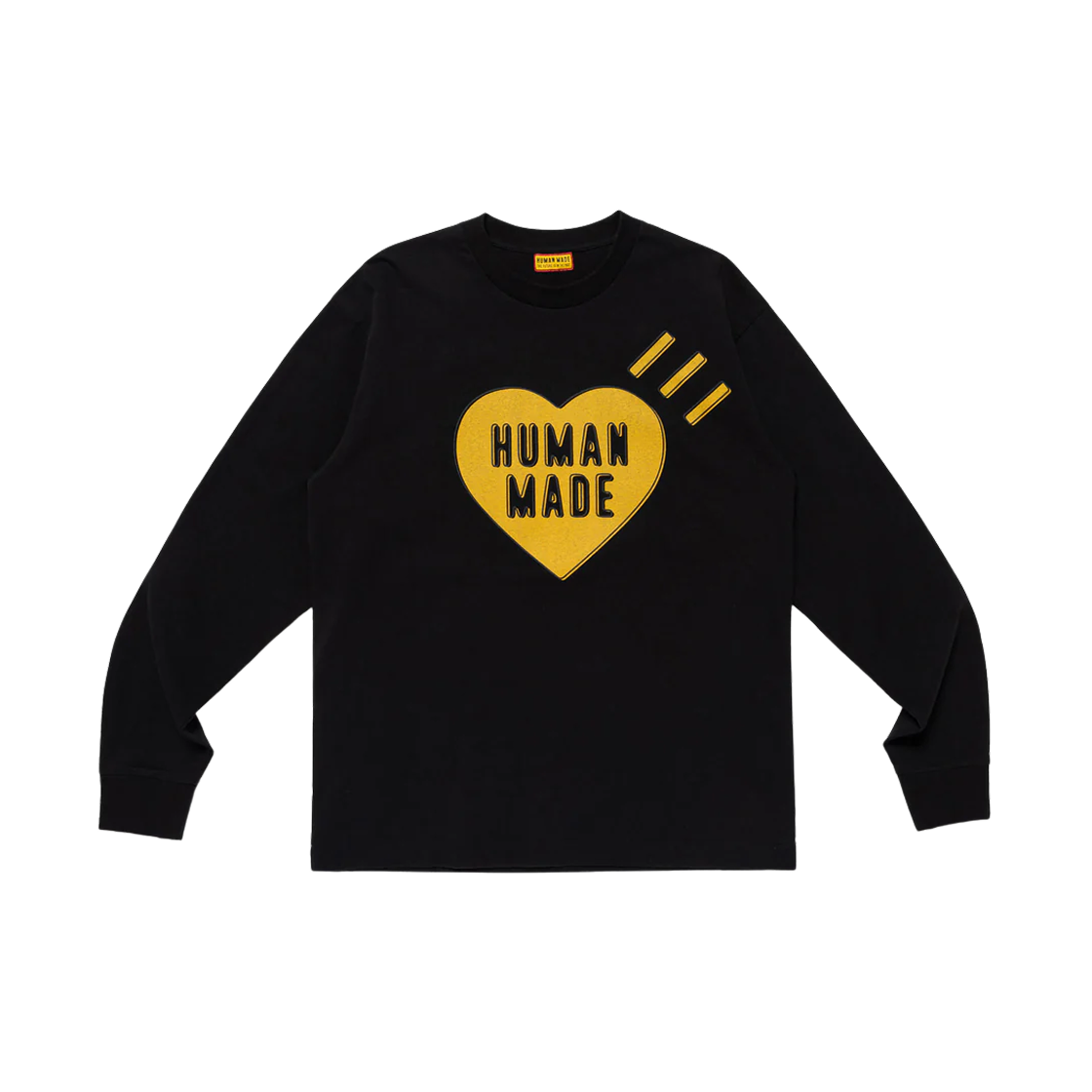 HUMAN MADE ブラック ロングスリーブ Tシャツ HUMAN MADE ヒューマンメイド GRAPHIC L S T-SHIRT ロング
