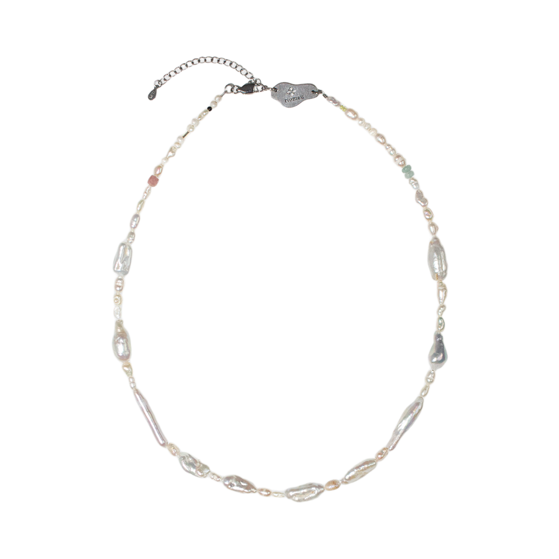 리오므 천연 해수진주 비정형 목걸이(Riomeu Sea Water Pearl Unbalance Necklace) - 1