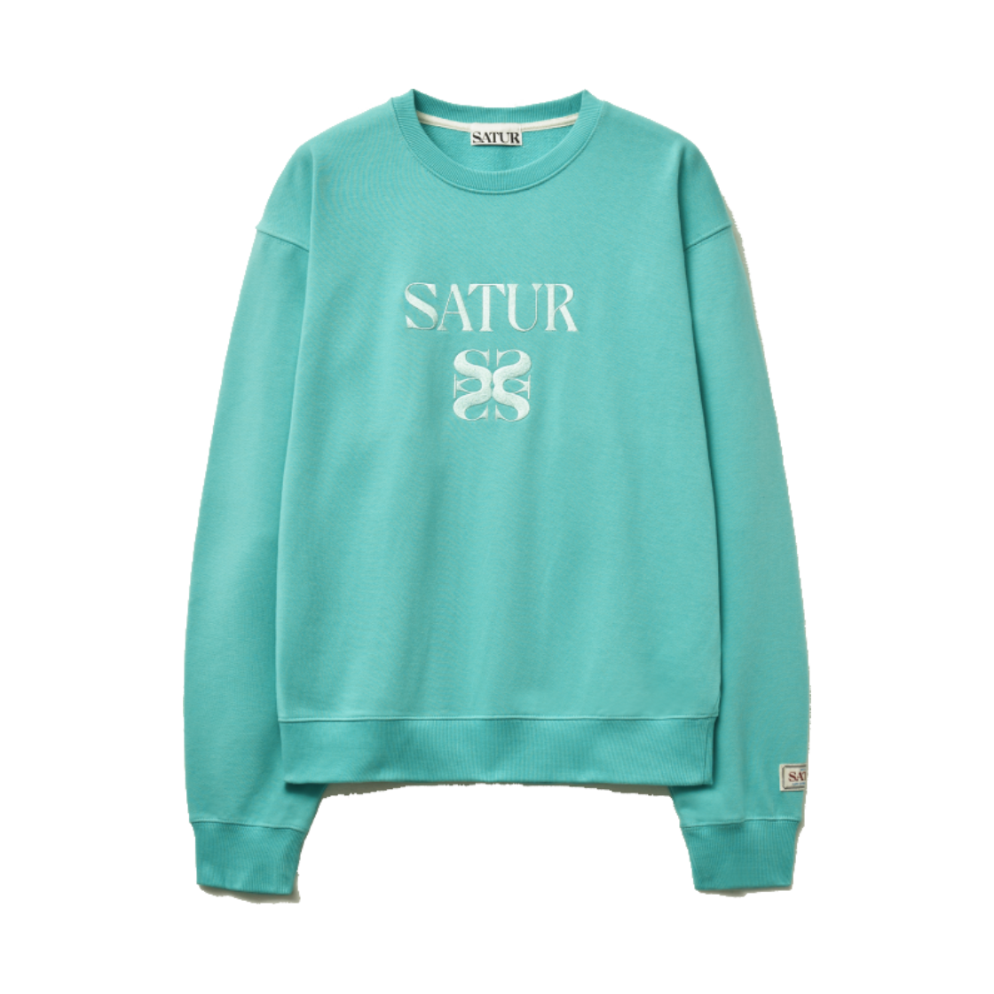 세터 클래식 로고 스웨트셔츠 민트(SATUR Classic Logo Sweatshirt Mint) - 2