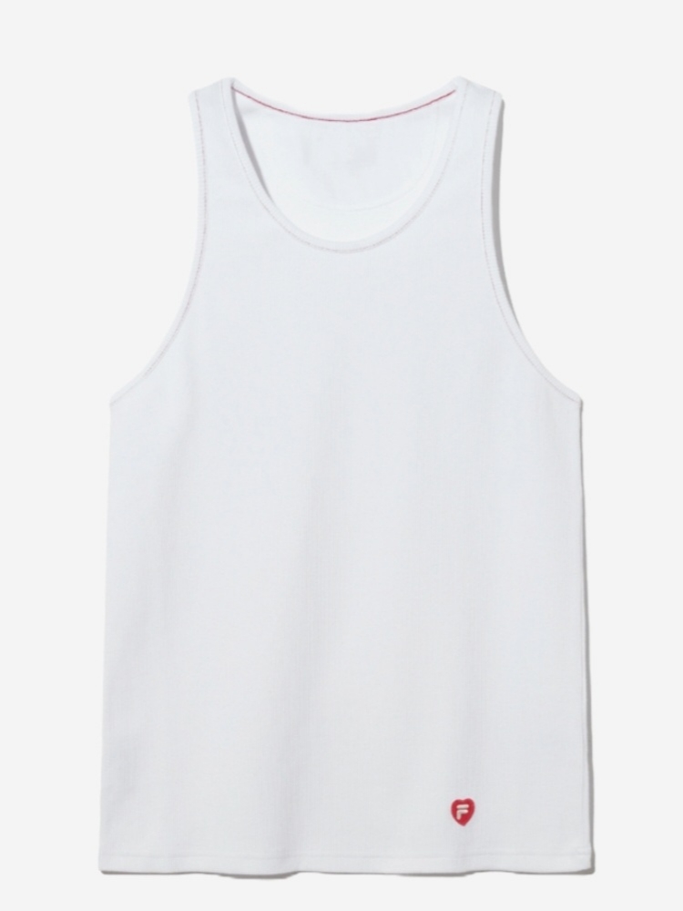 IAB Studio T-Shirt White Navy 착용 스타일 - 2
