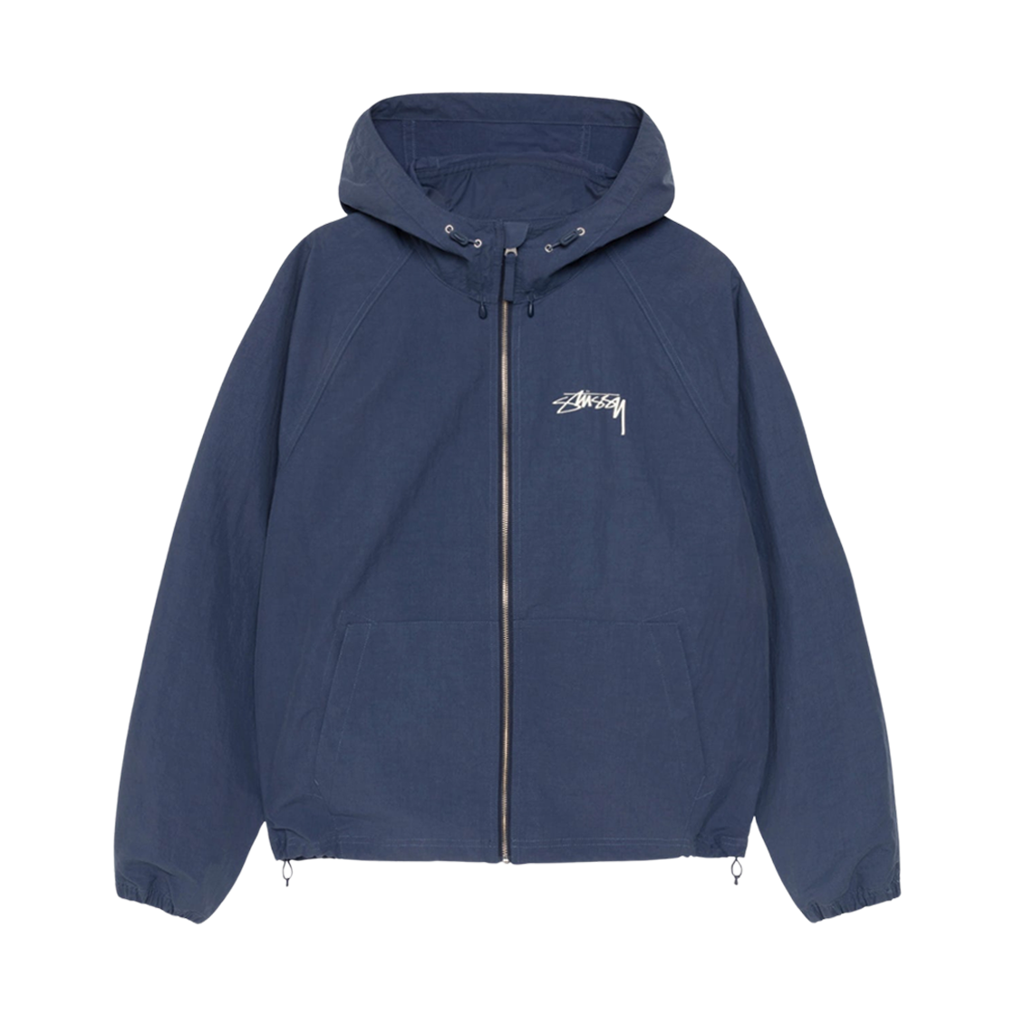 스투시 나일론 비치 쉘 자켓 네이비(Stussy Nylon Beach Shell Jacket Navy)