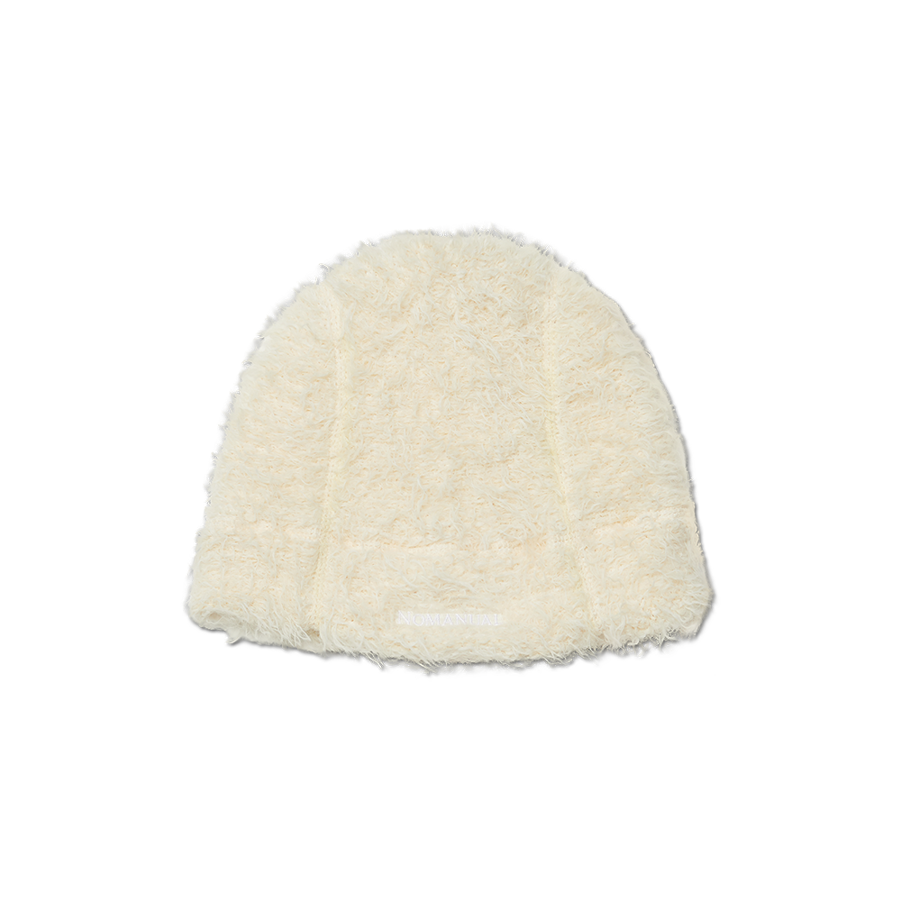 NMWF52HG01OTM NOMANUAL Nest Hairy Beanie Cream