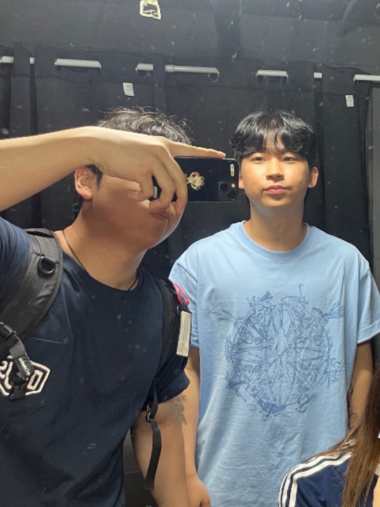 Sansan Gear Cordyceps T-Shirt Blue - 25SS 착용 스타일 - 1