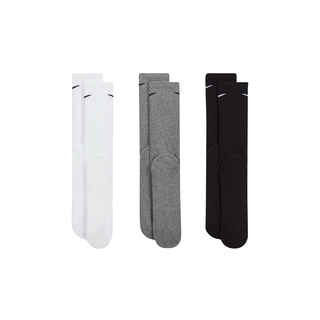 나이키 에브리데이 플러스 쿠션드 트레이닝 크루 삭스 멀티컬러 (3개입/국내 정식 발매 제품)(Nike Everyday Plus Cushioned Training Crew Socks Multicolor (3 Pack/Korean Ver.)) - 2