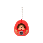 Monchhichi Daruma SS Key Chain Red