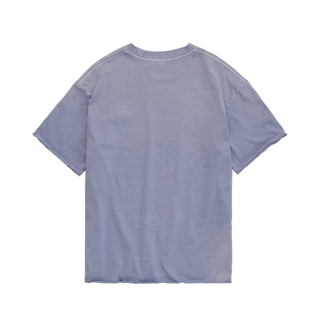 폴리테루 행크 두들 캣 1/2 티 로우 컷 퍼플 블루(Polyteru HANK Doodle Cat 1/2 Tee Raw Cut Purple Blue) - 2