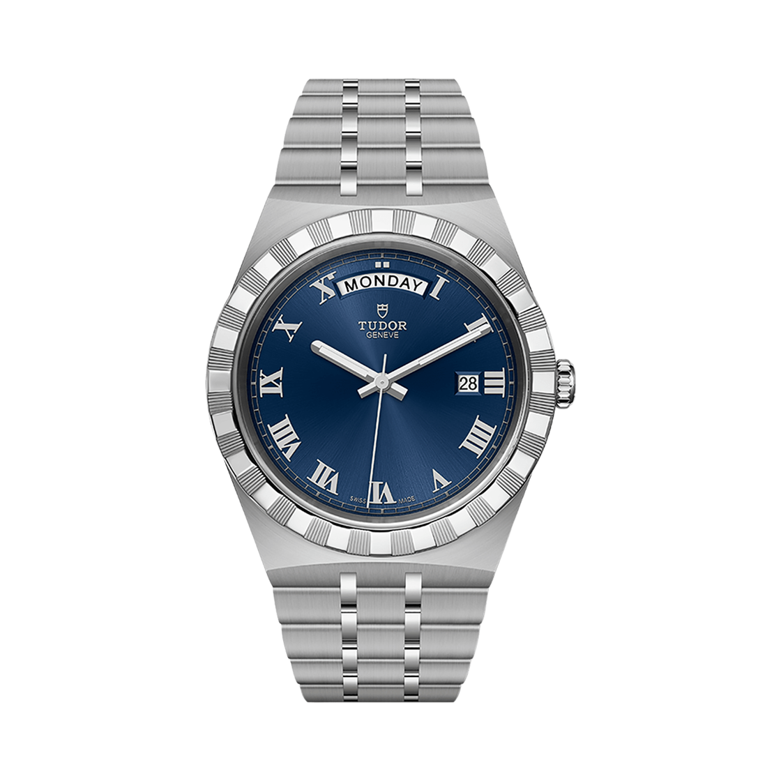 튜더 로얄 T603 41mm 스틸 브레이슬릿 실버 블루(Tudor Royal T603 41mm Steel Bracelet Silver Blue)