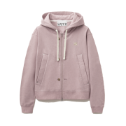 SATUR Teo Cotton All Day Hood Zip up Vintage Rose