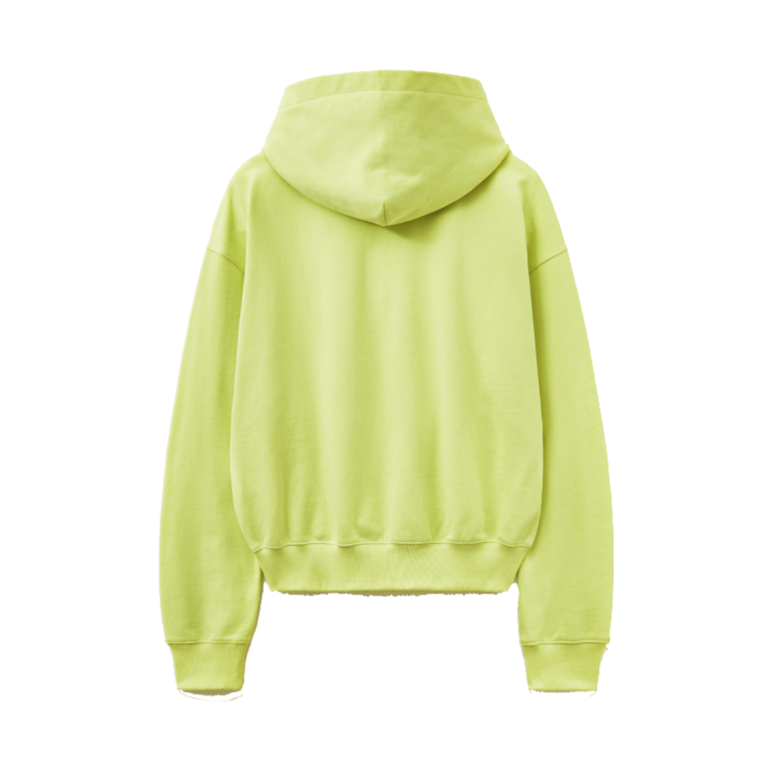 세터 루고 아플리케 리벳 후드 네온 옐로우(SATUR Lugo Applique Rivet Hoodie Neon Yellow) - 2