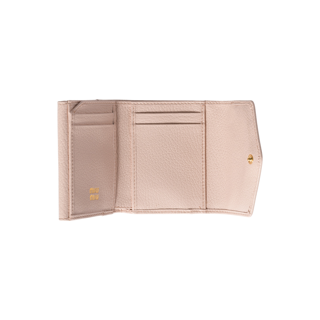 미우 미우 스몰 레더 월렛 젬(Miu Miu Small Leather Wallet Gem) - 2
