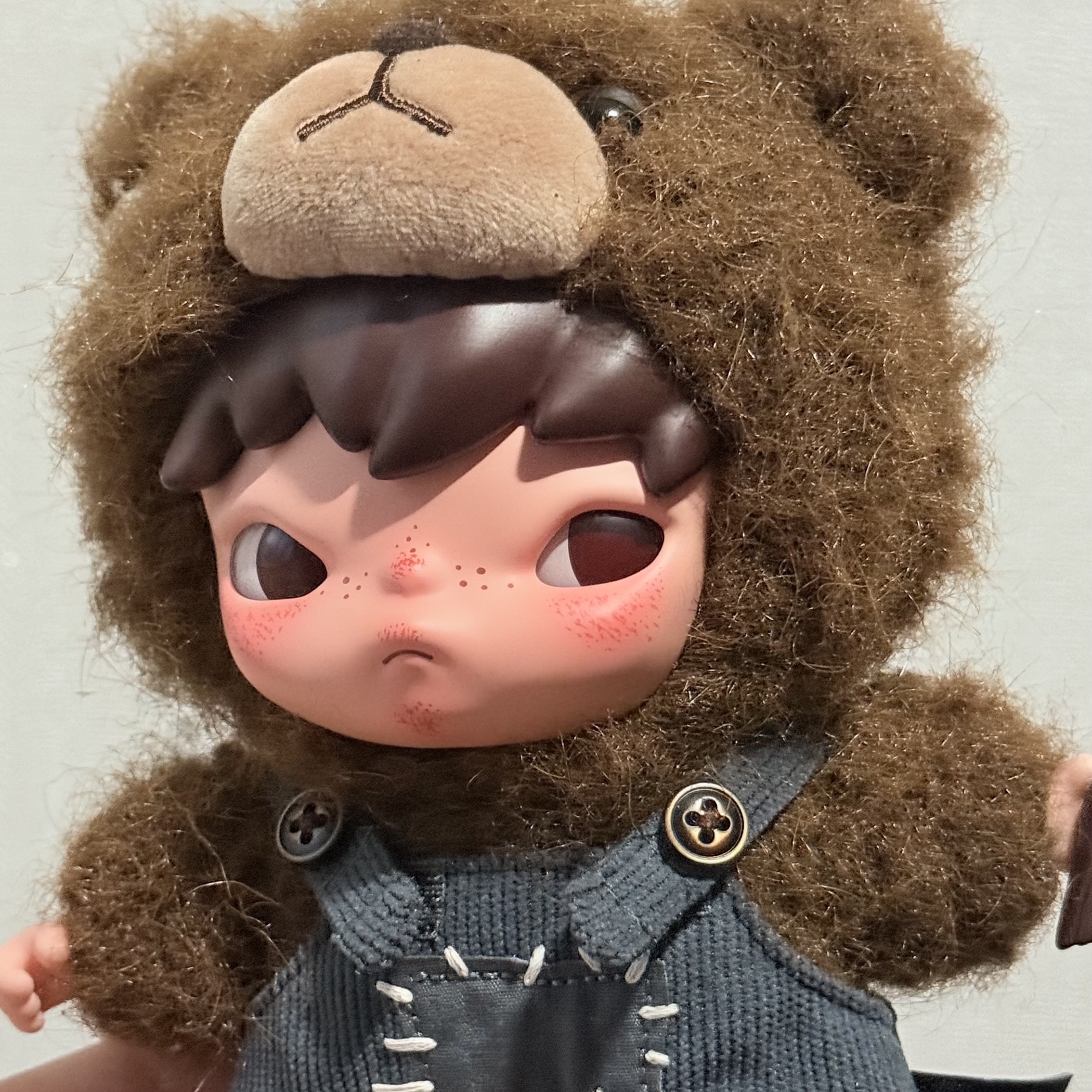 Pop Mart Hirono Living Wild-Fight For Joy Plush Doll 착용 스타일 - 1