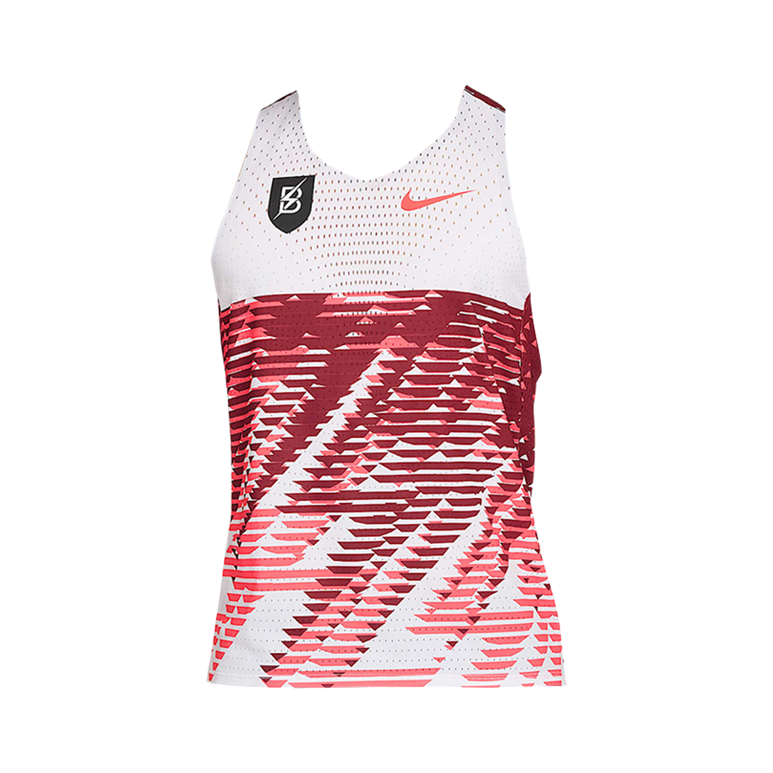나이키 에어로스위프트 BTC 드라이핏 ADV 러닝 싱글렛 화이트 팀 레드(Nike Aeroswift BTC Dr-Fit ADV Running Singlet White Team Red) - 1