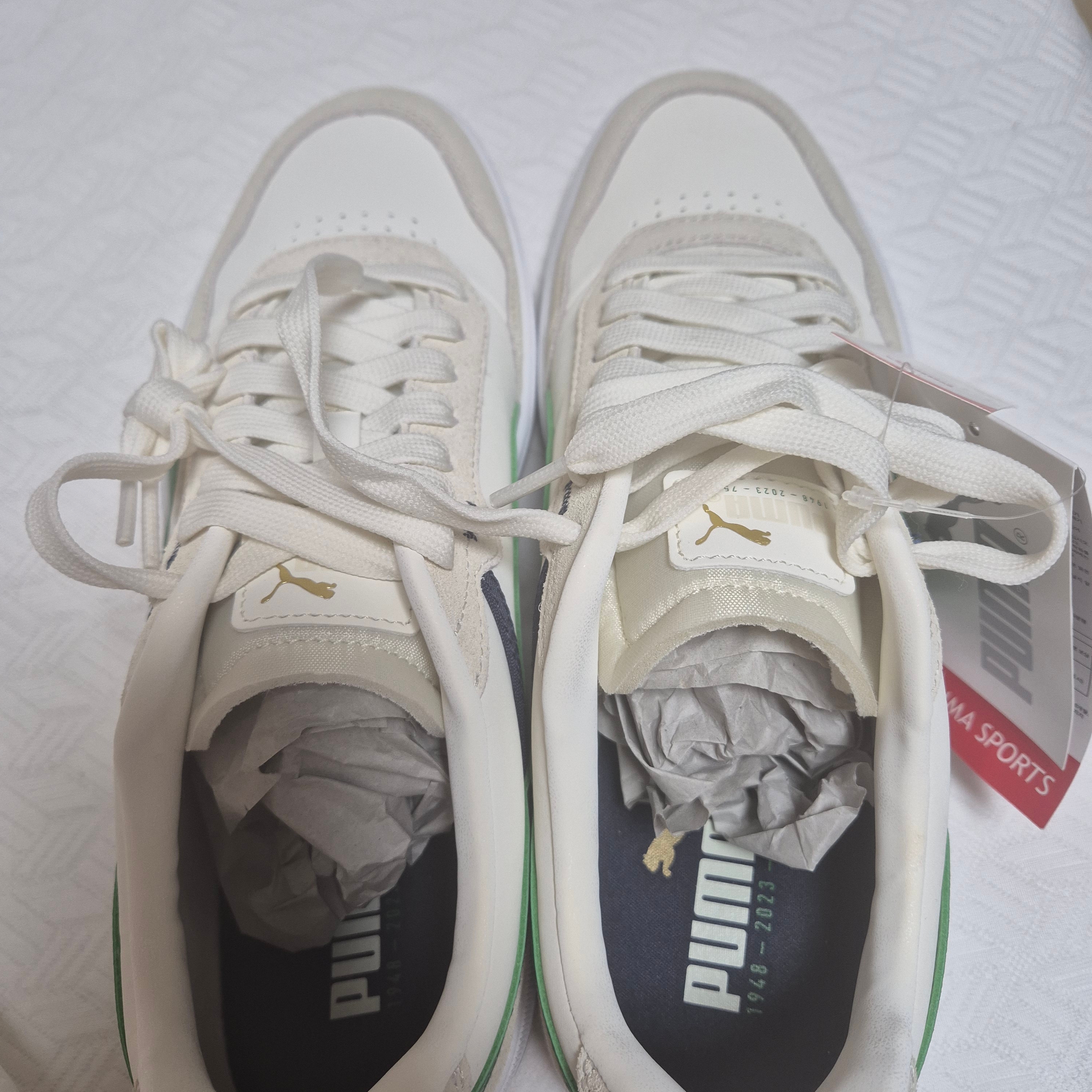 Puma Court Ultra White Vapor Gray 착용 스타일