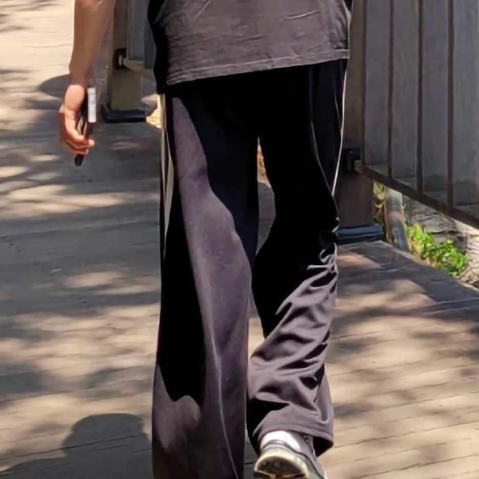 [6% 적립] FILA 1911 Track Pants Black 착용 스타일