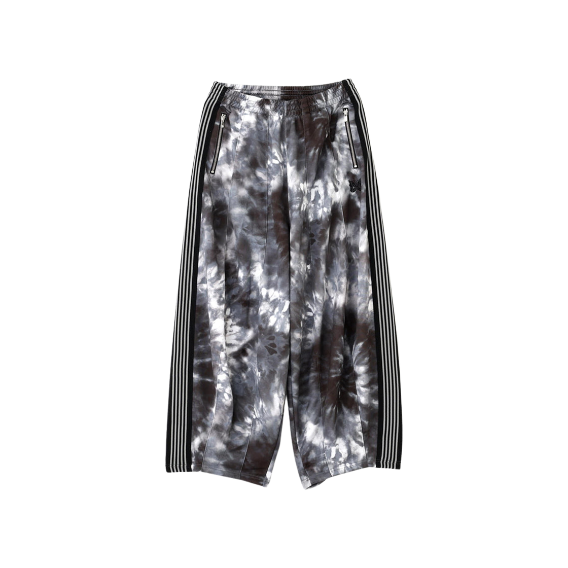 니들스 x LHP 트랙 팬츠 폴리 스무스 타이다이 블랙 - LHP 한정(Needles x LHP Track Pants Poly Smooth Tie Dye Black - LHP Exclusive) - 1