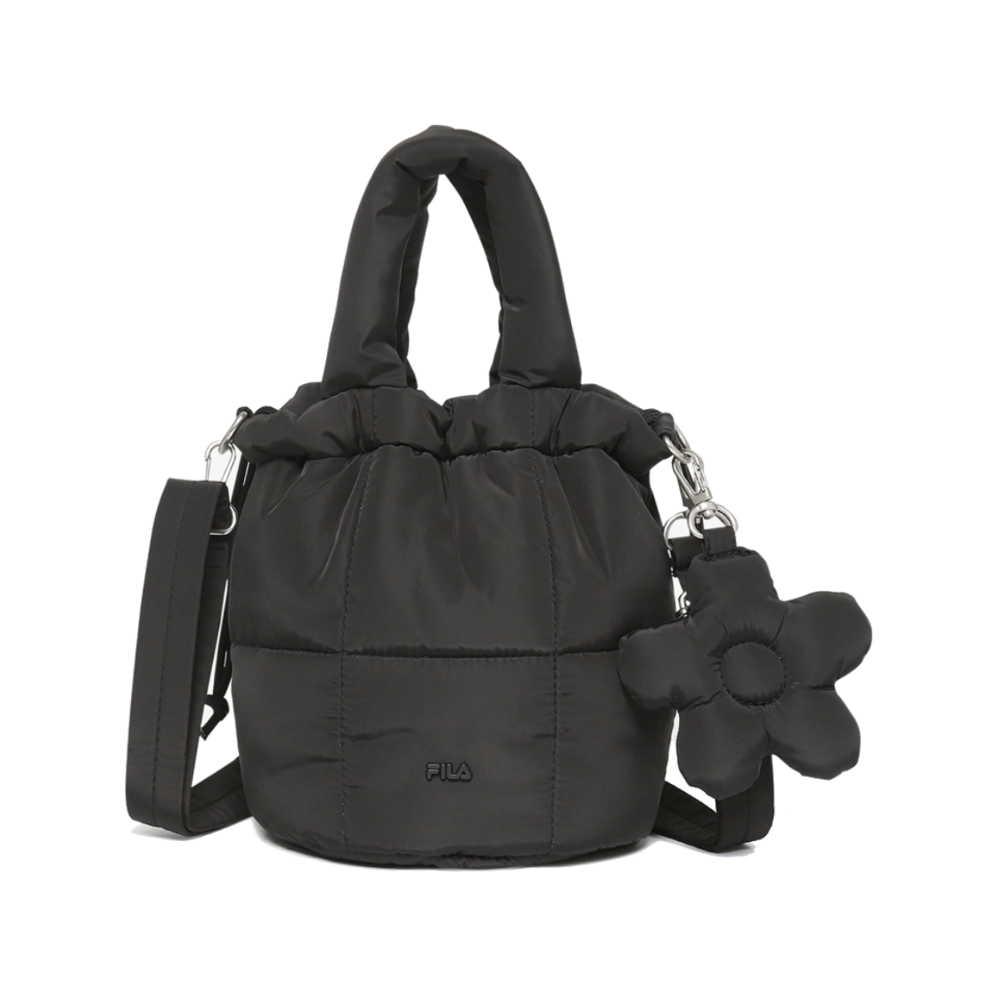 1100FS254RB01F004001 [6% 적립] FILA Puffer Bucket Bag Black