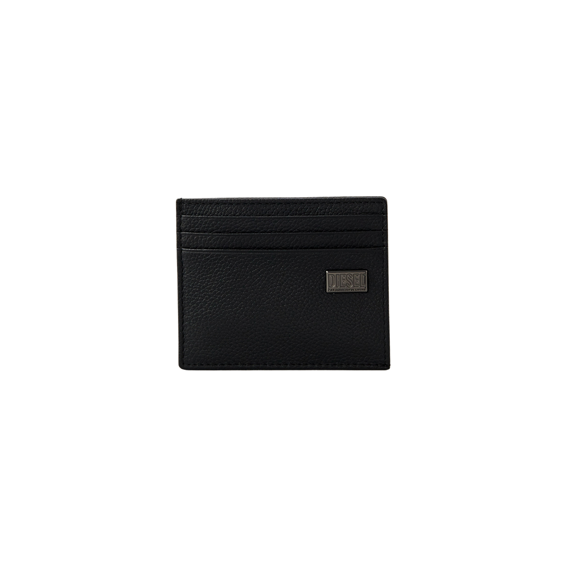디젤 메탈-D 6 레더 카드 홀더 블랙(Diesel Metal-D 6 Leather Card Holder Black)