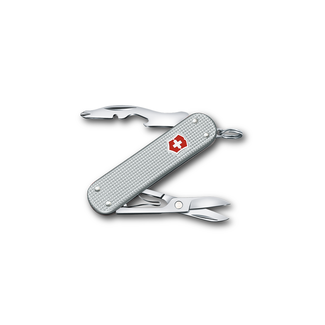 빅토리녹스 컴페니언 S 알록스 스위스 아미 나이프 실버 0.6261.26(VICTORINOX Companion S Alox Silver 0.6261.26)