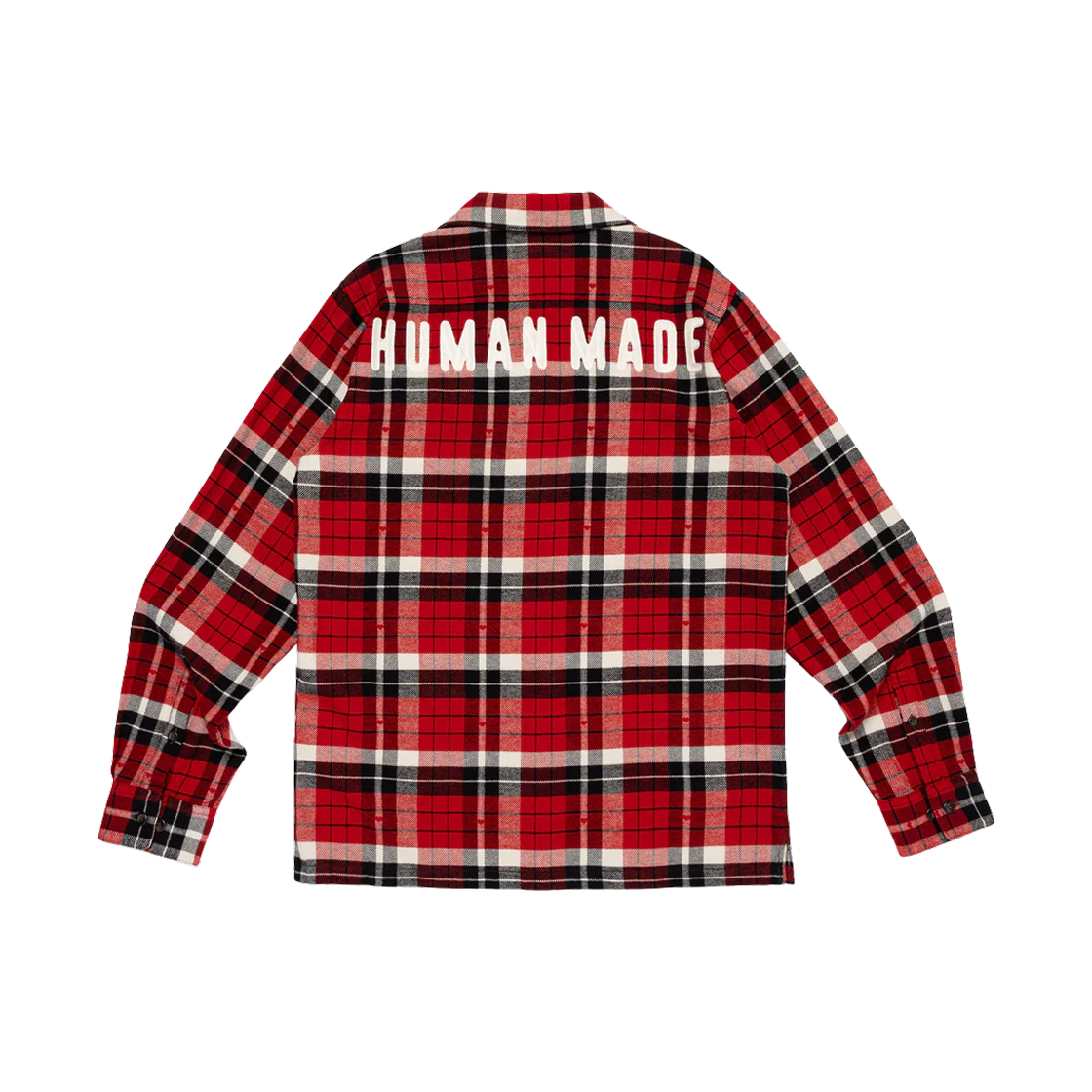 휴먼 메이드 플란넬 체크 셔츠 레드(Human Made Flannel Check Shirt Red) - 2