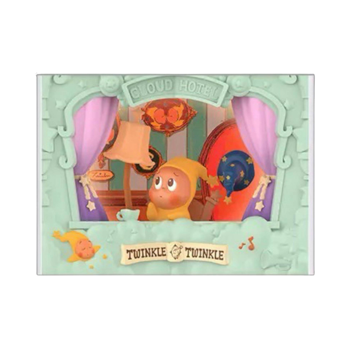 - Pop Mart Twinkle Twinkle Light Up Series Scene Sets A Clouded Hour (Opened Case)